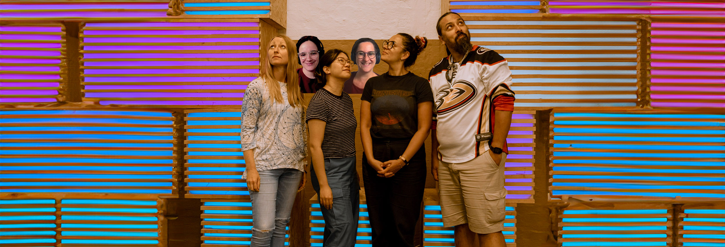 Erica, Carole, Alice, Joke, Emma, and Carl group photo from the DEI team