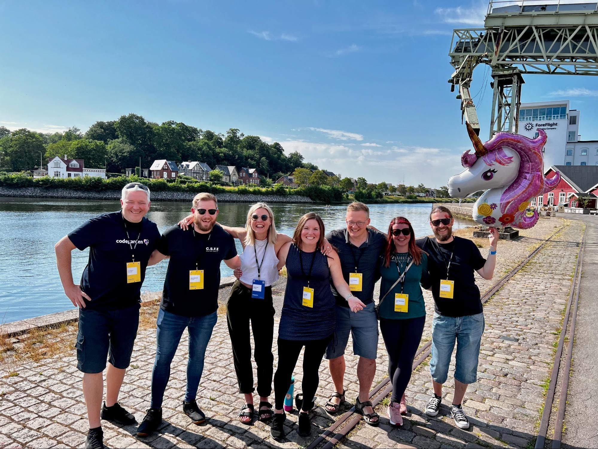 Back Office Community Team By The Dock At CG